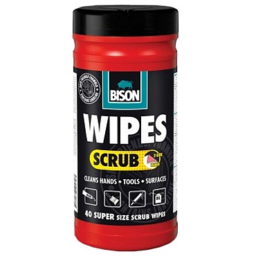Magic Wipes scrub 40 st. pot ~