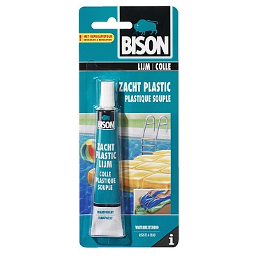 Zacht Plastic Lijm 25 ml tube kaart ~