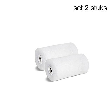 Lakrol schuim, recht 5 cm ø 15 mm-2 st ~