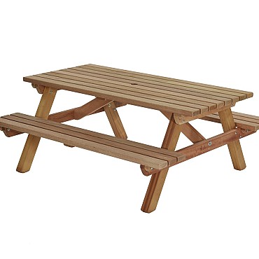 Picknicktafel 180x160cm, hardhout ~