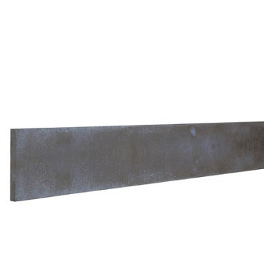 Betonplaat stampbeton 25x3,5x184 cm. antraciet. ~