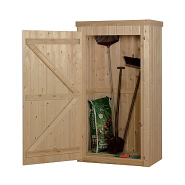 Tuinkast Lelie 190x100x58 cm (HxBxD), groen geïmpregneerd. ~