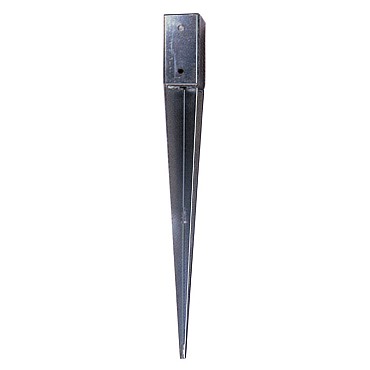 Paalhouder grondpen 91x91x900  3 MM !! ~