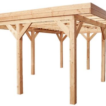 Douglasvision buitenverblijf Comfort 400x270 cm. onbehandeld. ~