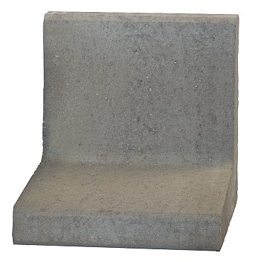 L-Element W (ongewapend) grijs HxLxV 40x40x30 cm. OP=OP ~