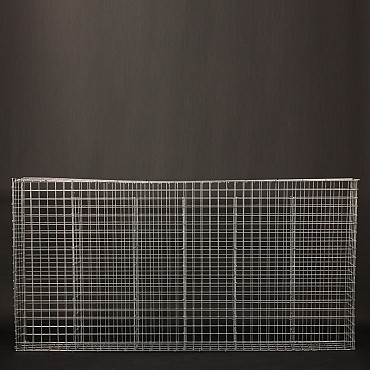 Maatwerk Steenkorf ca. 200Lx100Hx20B maaswijdte 5x5cm GALFAN ~