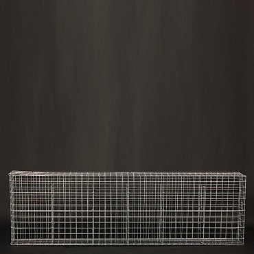 Maatwerk Steenkorf ca. 200Lx60Hx30B maaswijdte 5x5cm GALFAN ~