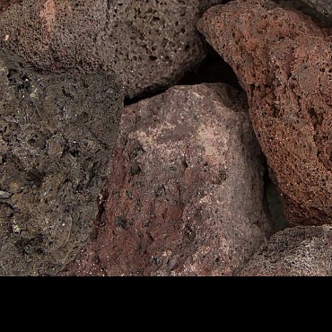 Lava brokjes 40-80 mm. - 1 m³ BigBag á 1200 kg. ~