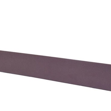 Mevosteel LxH 225x10,2 cm. Dikte 2 mm. bruin (incl. pennen) ~