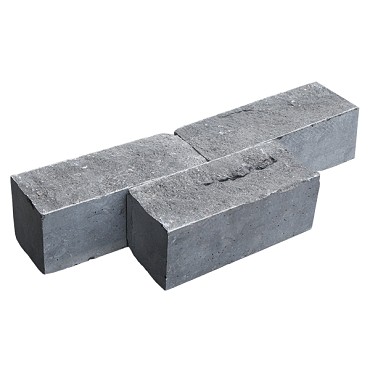 Belgisch Hardsteen brickeno 20x8x8 cm. gekapt ~