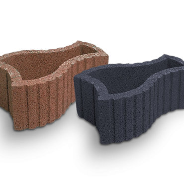 Maxiflor zwart 52x25 cm. ~