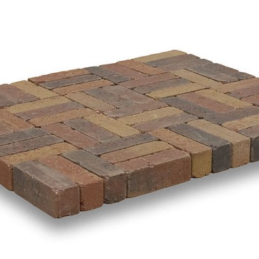 Dikformaat getrommeld brons 20x6,5x6,5 cm. ~