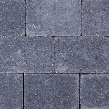 Kobbelstones getrommeld antraciet 21x14x7 cm. ~