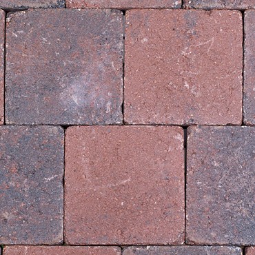 Kobbelstones getrommeld oud-hollands 21x21x7 cm. ~