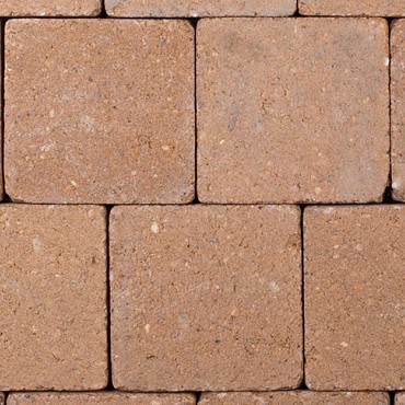 Kobbelstones getrommeld room-witcement 21x21x7 cm. ~