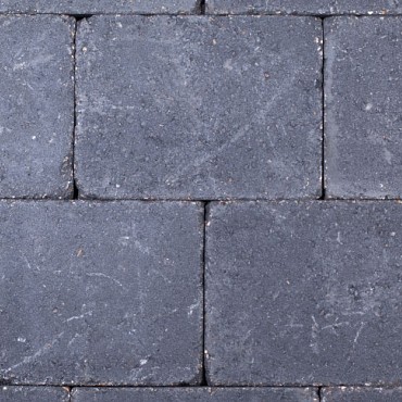 Kobbelstones getrommeld antraciet 28x21x7 cm. ~