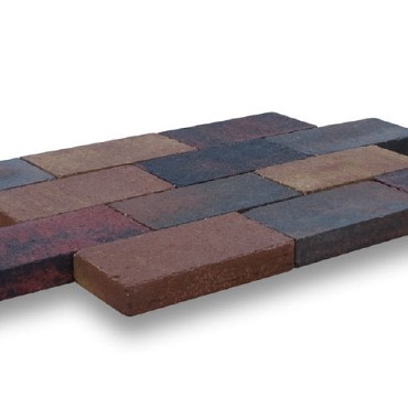 Kobbelstones getrommeld bont 42x21x7 cm. ~