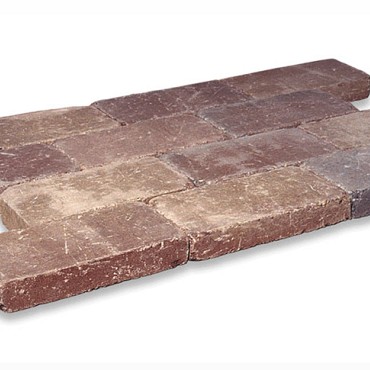 Kobbelstones getrommeld brons 42x21x7 cm. ~