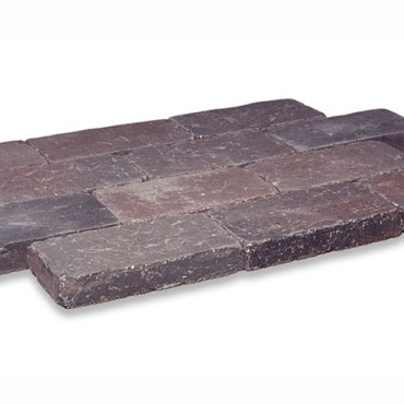 Kobbelstones getrommeld oud-hollands 42x21x7 cm. ~