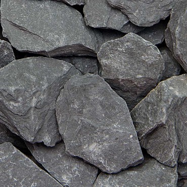 Canadian Slate Black (zwart) 30-60 mm. - 1 m³ BigBag à 1400 kg. ~