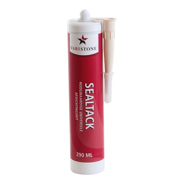 Varistone Sealtack MS polymeer dilatatiekit Zandkleur (RAL 1015) 290 ml koker~
