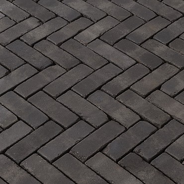 DF60 Erice zwart getrommeld ~