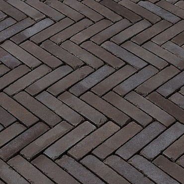 VanDerSanden UWF geb Terra Lugano Antica blauw zwart getrommeld (60) ~