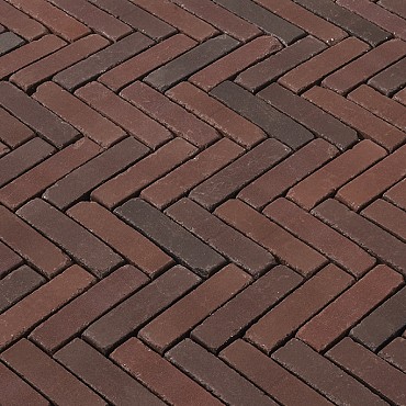 WF60 Erula rood bruin genuanceerd getrommeld ~