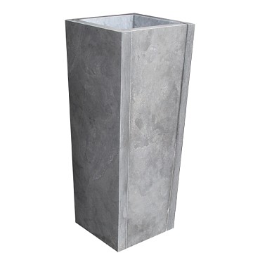 Blue Stone bloembak taps 30x30x60 cm. gezoet ~