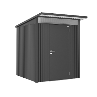 Berging AvantGarde Gr. A1 donkergrijs met. Standaard deur (180x220x218 cm) ~