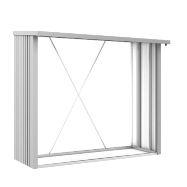WoodStock 230 zilver metallic (229x102x199 cm)~