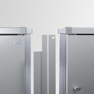 Verbindingselement voor 2 Stk. Alexkwartsgrijs metallic ~