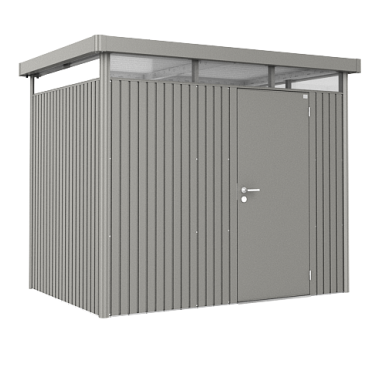 Berging HighLine Gr. H2 kwartsgrijs metallic standaard deur ~