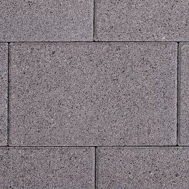 Kleurechte uitgewassen steen Kwartsiet Grey 30x20x6 cm. ~