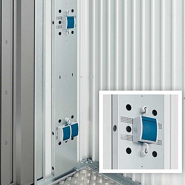 Electro-Montagepaneel voor Europa en Tuinkast (28x6x172,5 cm) ~