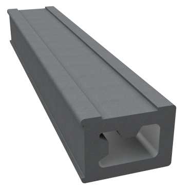 Dual Straight draagbalk / regel composiet 400x4,85x3,5 cm ~