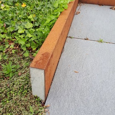 Opsluitband afdekker CorTen 200x5x6 cm. (uitlopend 2026) ~
