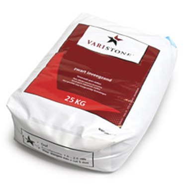 Varistone inveegzand zwart 1,0-2,0 mm. (grof) zak á 25 kg. ~