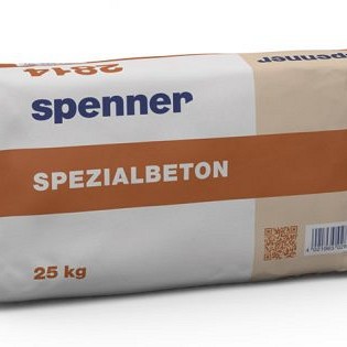 Speciaal betonmortel 25 kg zak (snelbeton tbv palen) (met oranje opdruk) (retour niet mogelijk) ~