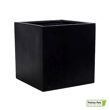 Pottery Pots plantenbak Block S Black hoogte: 30 diameter: 30 (30x30x30 Black) ~