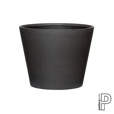 Pottery Pots plantenbak Bucket S Volcano Black (øxh) 50x40 cm. ~