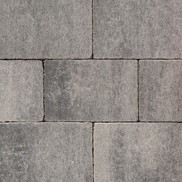 Light Tumbled Concrete Grey 15x15x6 cm. ~