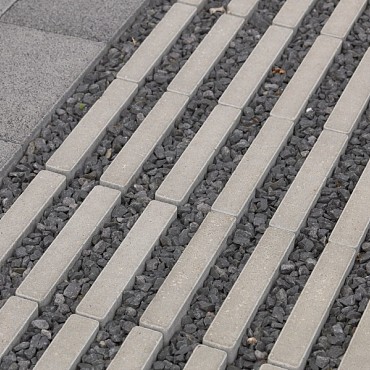 Grasslines Small Grastegel 25x25x10 Grijs ~