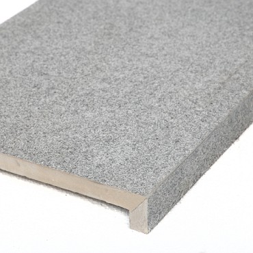 Pepper Dark zwembadboord 60x35x4-2 cm met rechte overhangende boord~