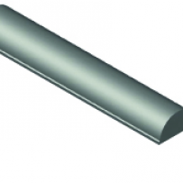 Stootband 12x20x100 2X Vlak Grijs~