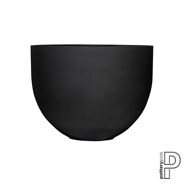 Pottery Pots plantenbak Jumbo Mila M, Volcano Black ø100x76 cm ~