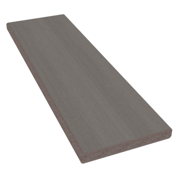 Dual Straight plint WPC 400x7,6x1 cm Wenge Brown ~