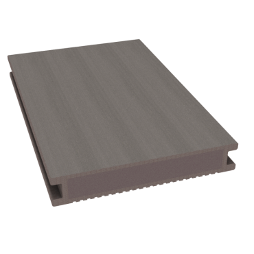 Dual Straight gevulde plank 400x16,2x2,8 cm fijn geribbeld Wenge Brown ~