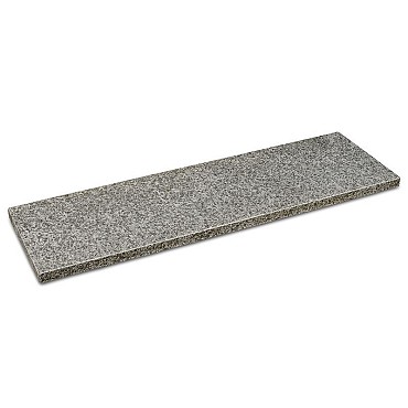 Chinese basalt G684 vijverrand gevlamd + facet 100x30x3 cm. ~
