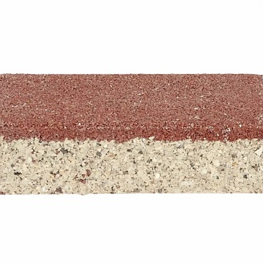 ZOAK waterdoorlatende klinker 20x10x5,5 cm. Rood ~